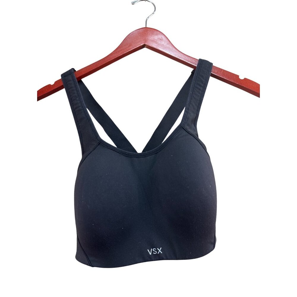 Victorias Secret VSX Sport Black Crossback Sports Bra Size S